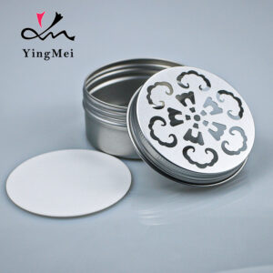 hollow out screw aluminum metal jar