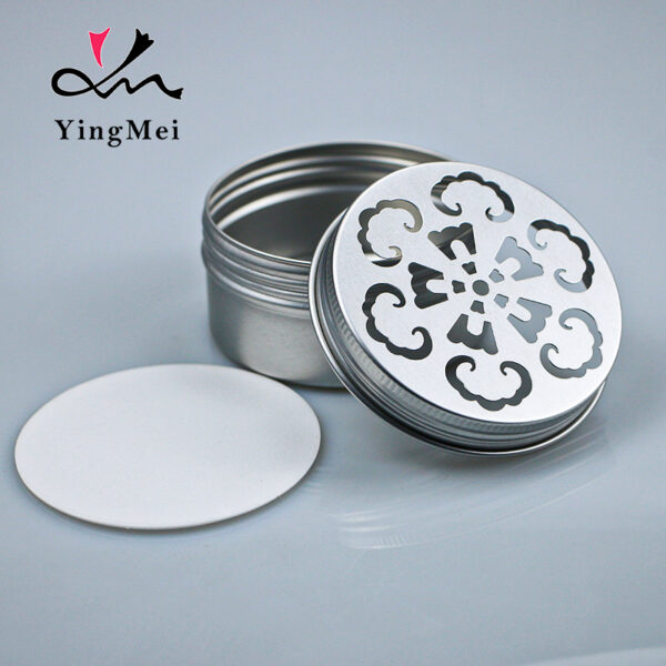 hollow out screw aluminum metal jar