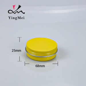 colorful spiral round metal aluminum box