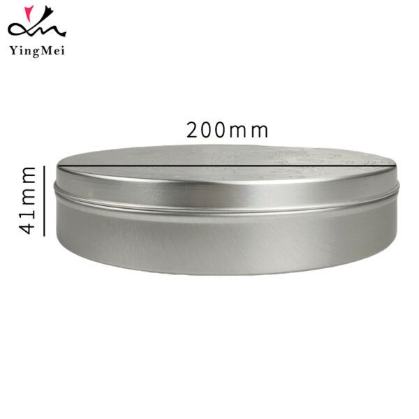 1000ml Large Capacity Silver Embossed Tea Aluminum Can