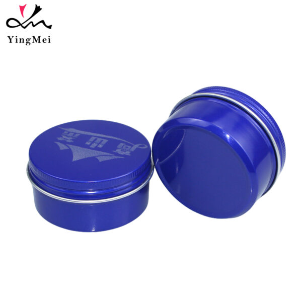 100ml klein blue aluminum storage can with custom printing - 画像3
