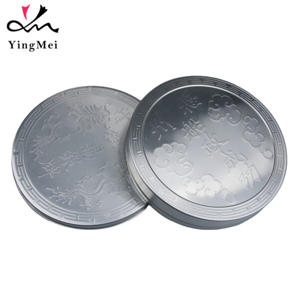 1000ml Large Capacity Silver Embossed Tea Aluminum Can