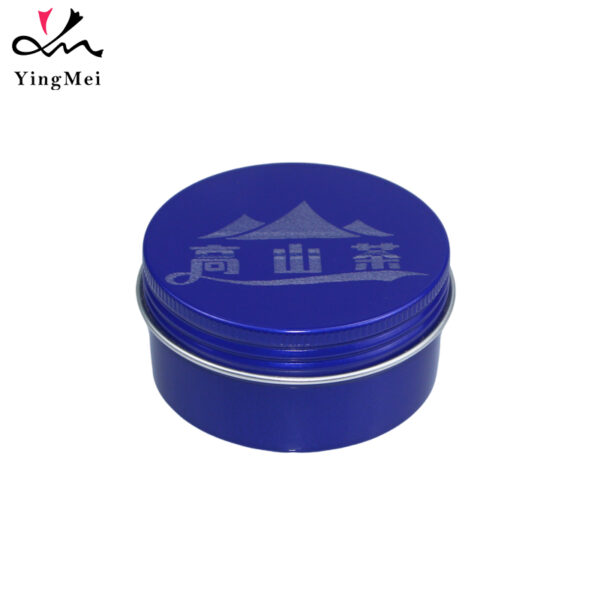 100ml klein blue aluminum storage can with custom printing - 画像4