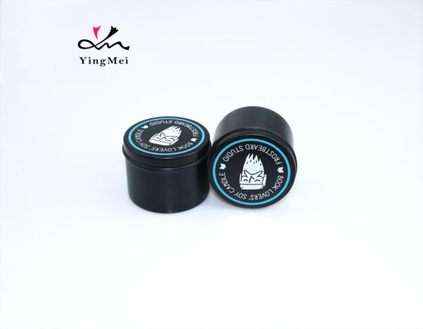 aluminum jar with customized logo for hair wax