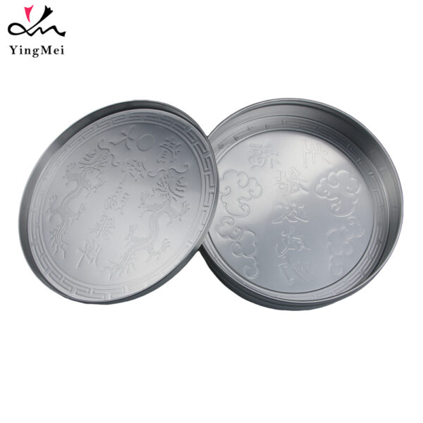 1000ml Large Capacity Silver Embossed Tea Aluminum Can