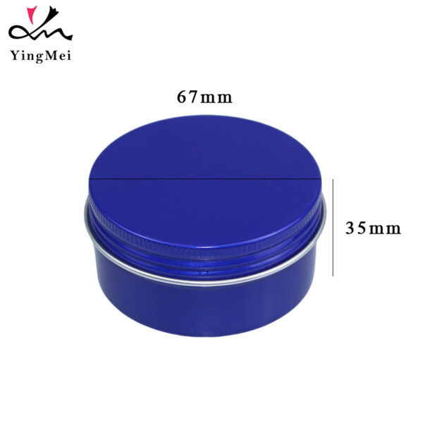 100ml klein blue aluminum storage can with custom printing - 画像2