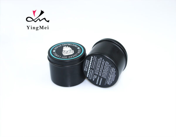 aluminum jar with customized logo for hair wax