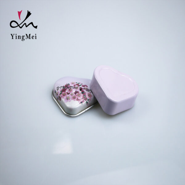 20g colorful heart shaped aluminum jar for gift giving - Bild 4
