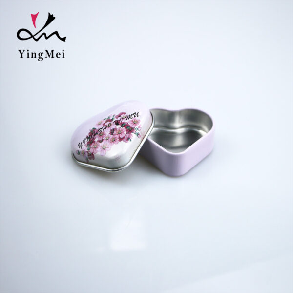 20g colorful heart shaped aluminum jar for gift giving - Bild 5