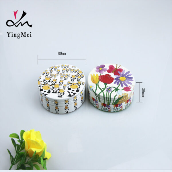 colorful custom pattern aluminum can with printing