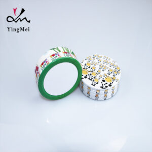 colorful custom pattern aluminum can with printing