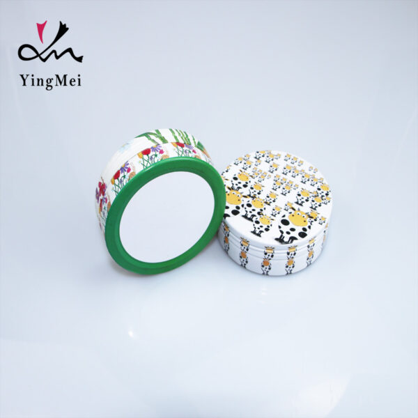 colorful custom pattern aluminum can with printing