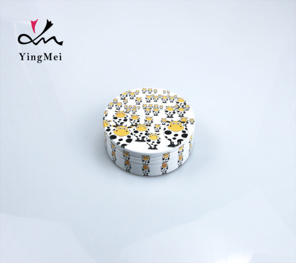 colorful custom pattern aluminum can with printing