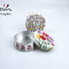 colorful custom pattern aluminum can with printing