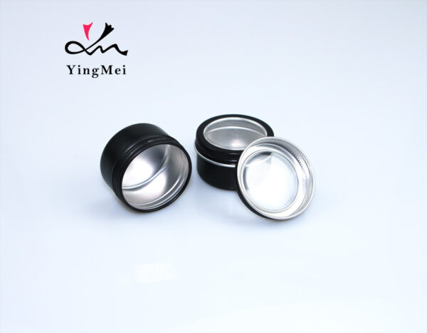 premium aluminum round tin can with clear window