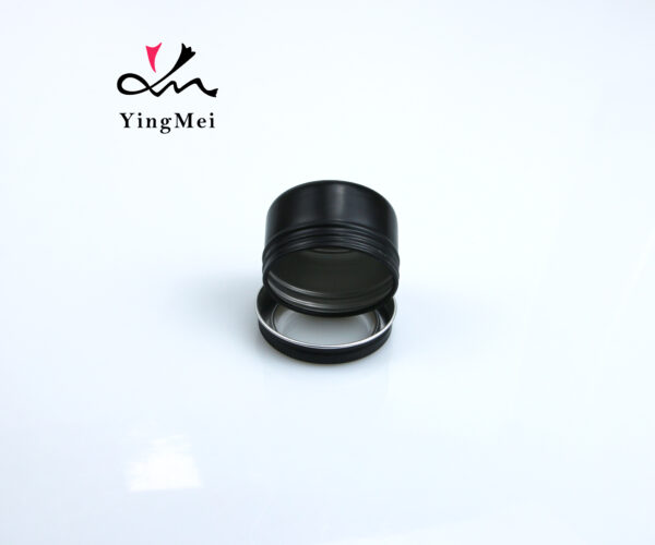 premium aluminum round tin can with clear window