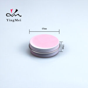 20ml pink gradient aluminum can metal tin can for lip balm