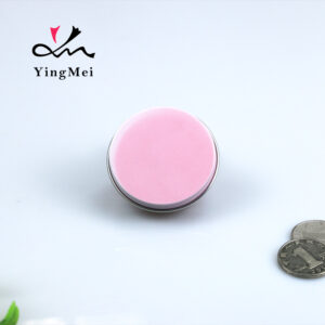 20ml pink gradient aluminum can metal tin can for lip balm