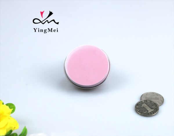 20ml pink gradient aluminum can metal tin can for lip balm