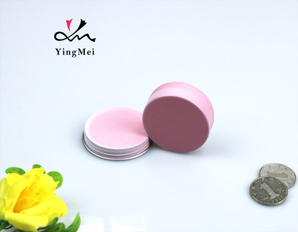 20ml pink gradient aluminum can metal tin can for lip balm