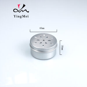 100ml hollow water drop pattern air freshener aluminum box