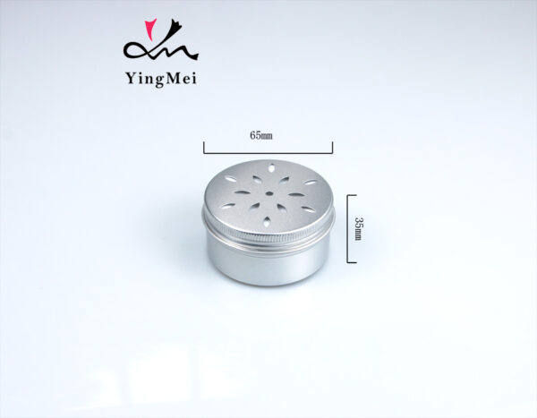 100ml hollow water drop pattern air freshener aluminum box