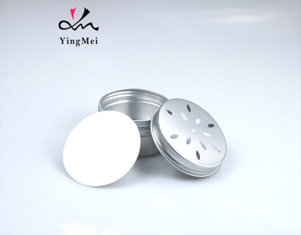 100ml hollow water drop pattern air freshener aluminum box