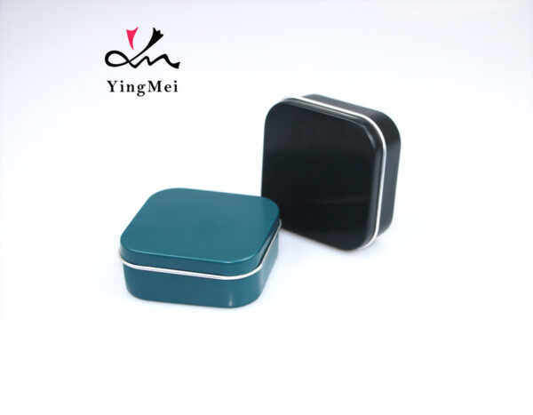 colorful customized square aluminum packaging cans