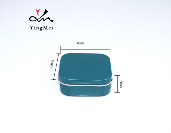 colorful customized square aluminum packaging cans