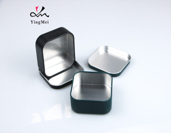 colorful customized square aluminum packaging cans