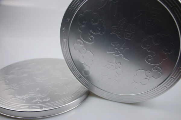 1000ml Large Capacity Silver Embossed Tea Aluminum Can