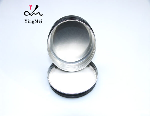black aluminum box with multi-angle color pattern laser