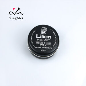 70ml glossy black embossed logo aluminium jar with screw cap