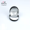 The size of this  aluminum jar is 68*25 mm. It is made of premium quality aluminium, lightweight yet durable, easy to carry when travelling. Tightly sealed screw twist lid and inner foam insert eliminating risk of leaking or melting and protects your products from light exposure and high temperature. All edges are rounded and seamlessly formed. Great containers for lip balms, cream deodorant, toothpaste tabs, pills, coins, herbs, and more. Customers can further customize all details based on their own requirements.