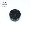 180ml custom embossed black round aluminum can hair wax