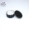 180ml custom embossed black round aluminum can hair wax
