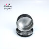 180ml custom embossed black round aluminum can hair wax