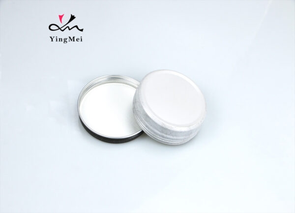 Off-white round retro printed aluminum cream bottle 100ml