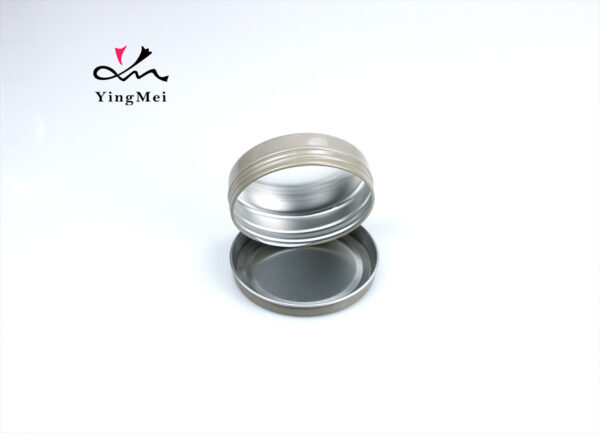 150ml silver grey round color printed metal aluminum box