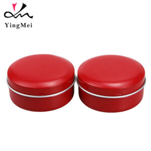 60ml Red Aluminum Snap Cap Box - Airtight Container