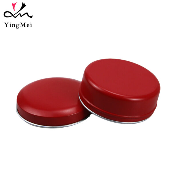 60ml Red Aluminum Snap Cap Box - Airtight Container