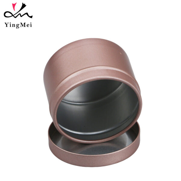 Rose Gold Flip-Top Aluminum Jar 50ml Cosmetic Container1