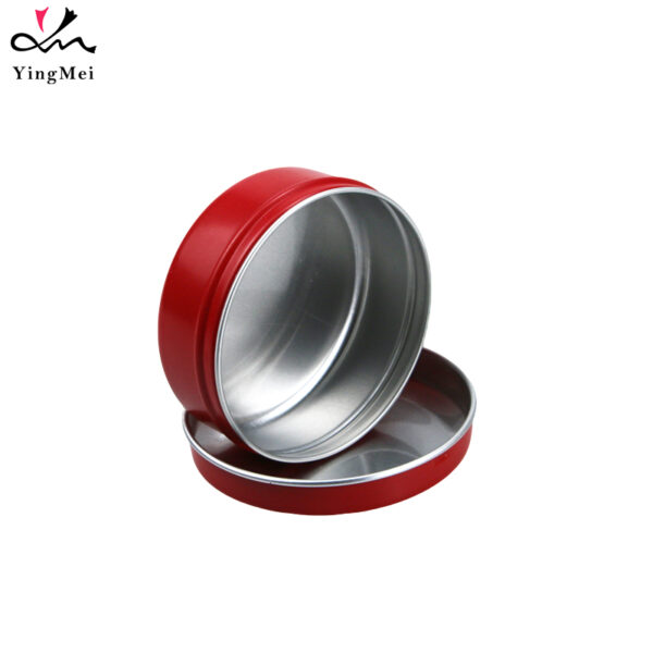 60ml Red Aluminum Snap Cap Box - Airtight Container