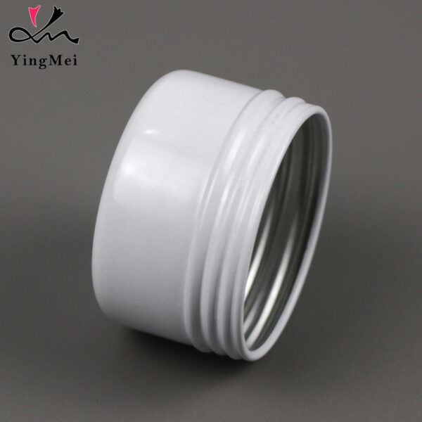 White 50ml Aluminum Can - Screw Seal Cap Airtight Container1