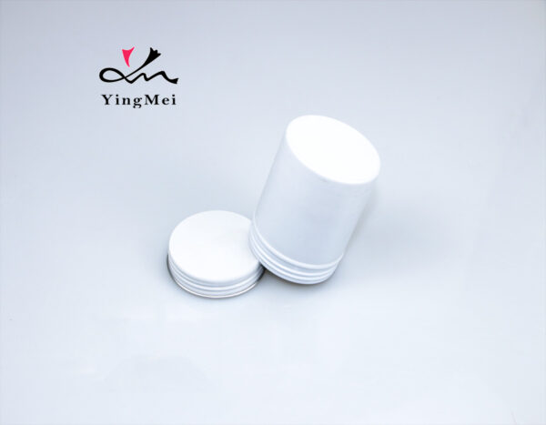 80ml White Aluminum Cream Jar Metal Storage cosmetic