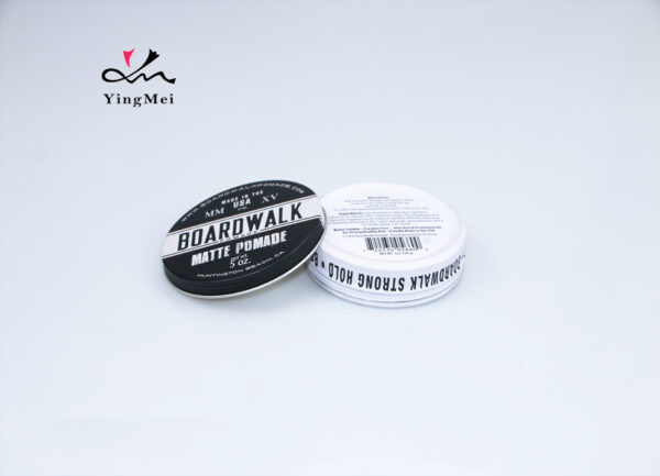 Retro black and white printed aluminum can hair wax 150ml