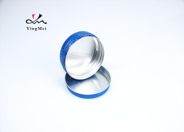 100ml Custom Blue Aluminum Can Printed Metal Tin Container