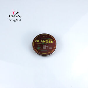 Embossed Retro Aluminum Can 60ml Red Brown Metal Container