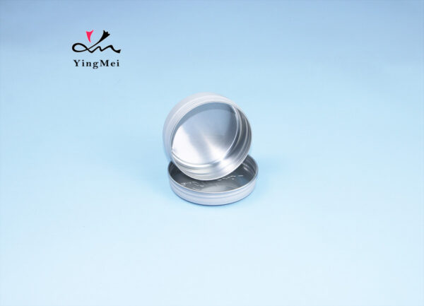 70ml Custom White Aluminum Bottle - Embossed Jar Screw Cap