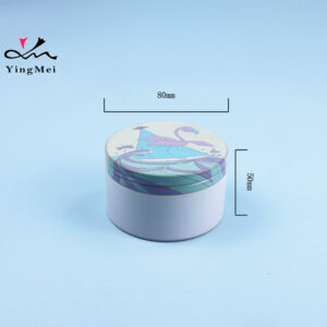Custom Printed 220ml Powder Blue Round Aluminum Can